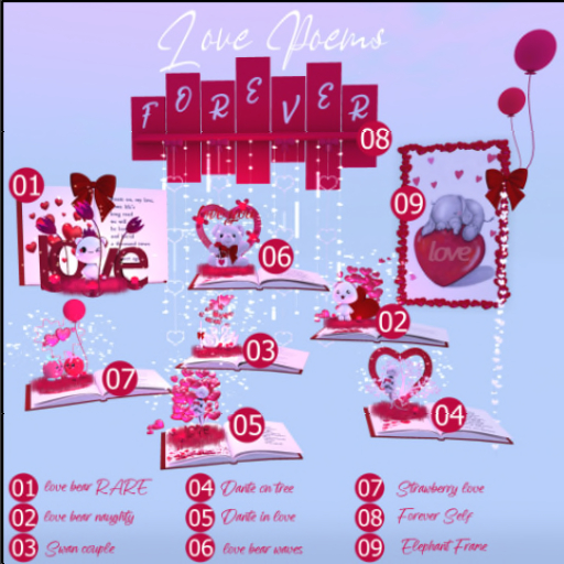 01 (ICE) -Love Poems- Love Bear RARE