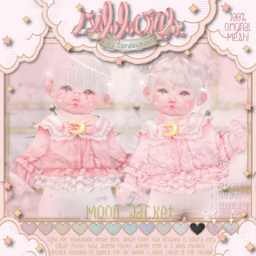 {Ribbons} Moon Jacket - White {Box}