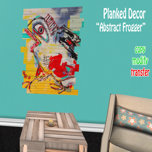 [AmHun] Planked Decor - Abstract Frogger
