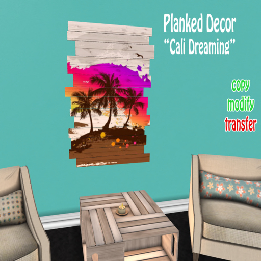 [AmHun] Planked Decor - Cali Dreams