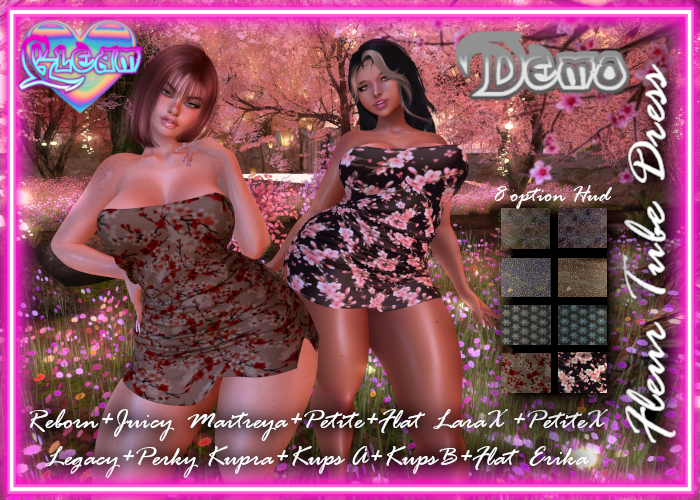DEMO GLEAM: Fleur Tube Dress
