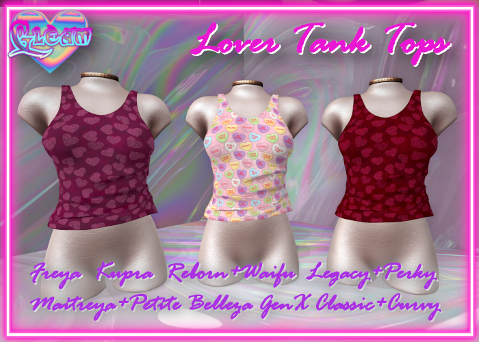 GLEAM: Lover Tank Tops