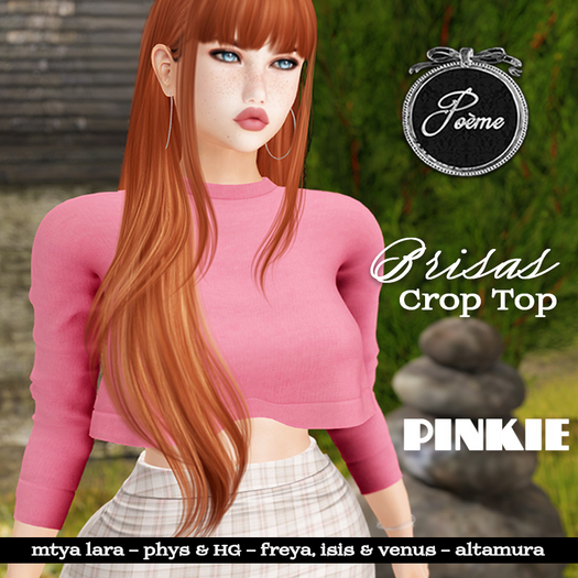{Poeme} Brisas Crop Top (Pinkie)
