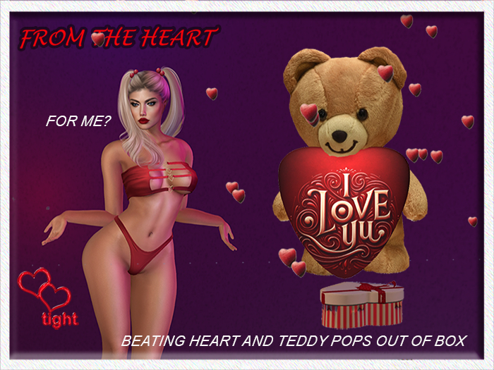 Valentine"s Day Teddy Bear with Heart