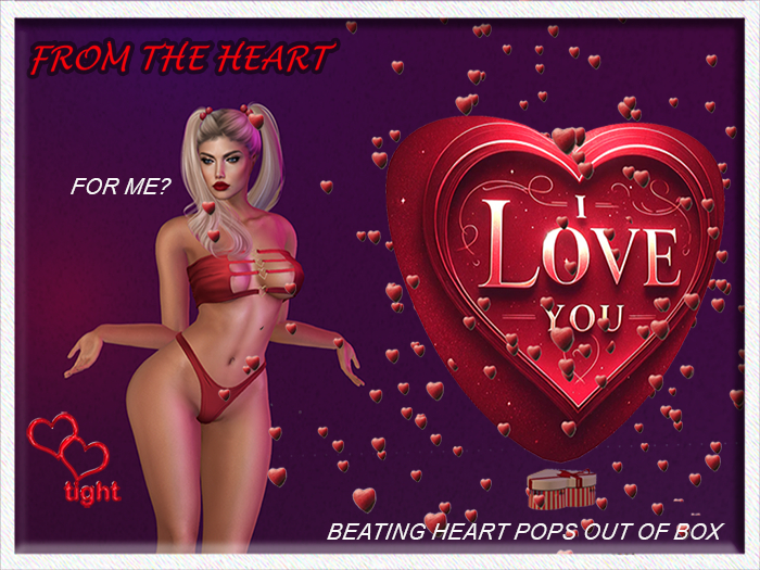 I LOVE You Beating Heart Valentine's Day Gift 