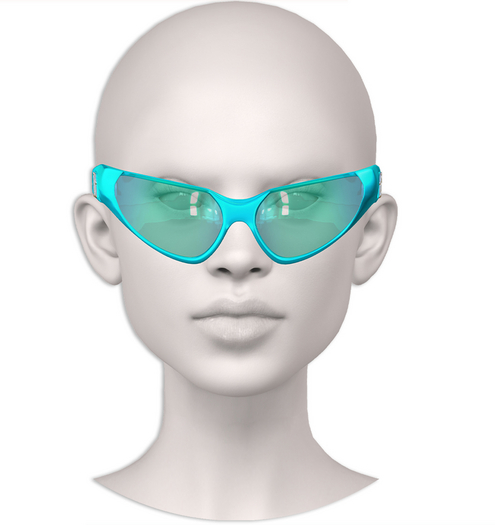 FOI - Y2K SHADES . BLUE