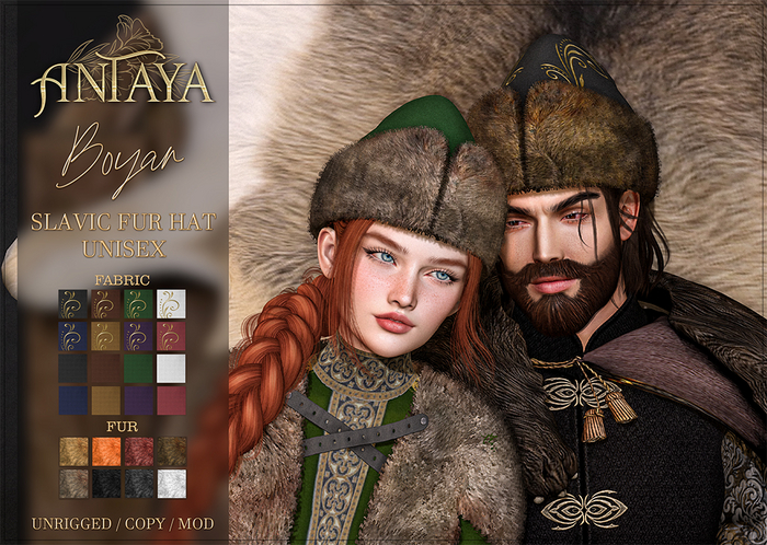 :: ANTAYA :: Slavic fur hat "Boyar" FATPACK (wear)
