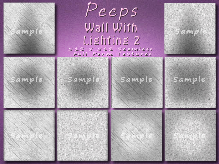 Peeps Textures Wall With Lighting 2
