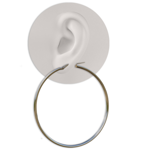 FOI - HOOP EARRINGS SILVER