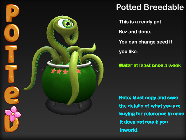 Potted ~ Sorcerer's Stew Karnivore Pot - Green