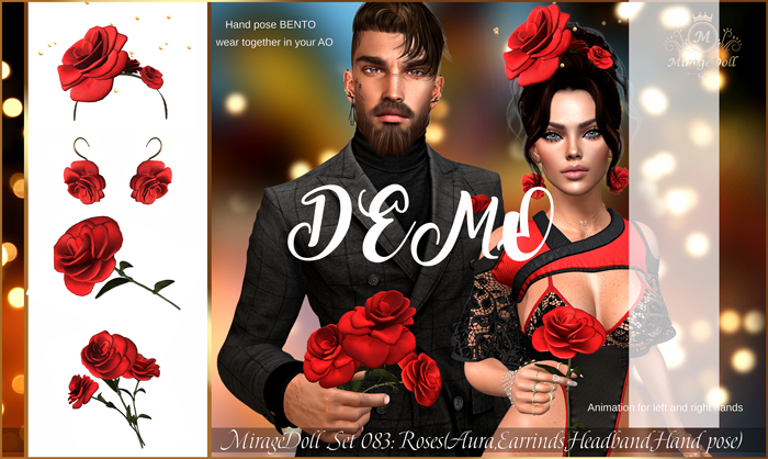 DEMO MirageDoll .Set 083: Roses (5 MIN)