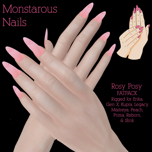 {Monstarous) Rosy Posy - Fatpack