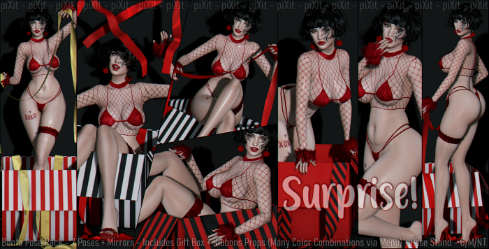 [piXit] Surprise! - Pose Pack