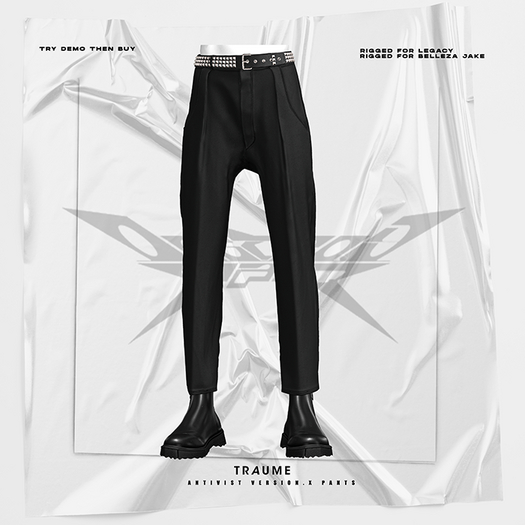 [Traume] Antivist Version.X Pants Black