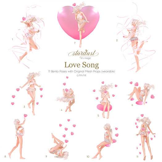 Stardust - Love Song - FATPACK Bento Poses