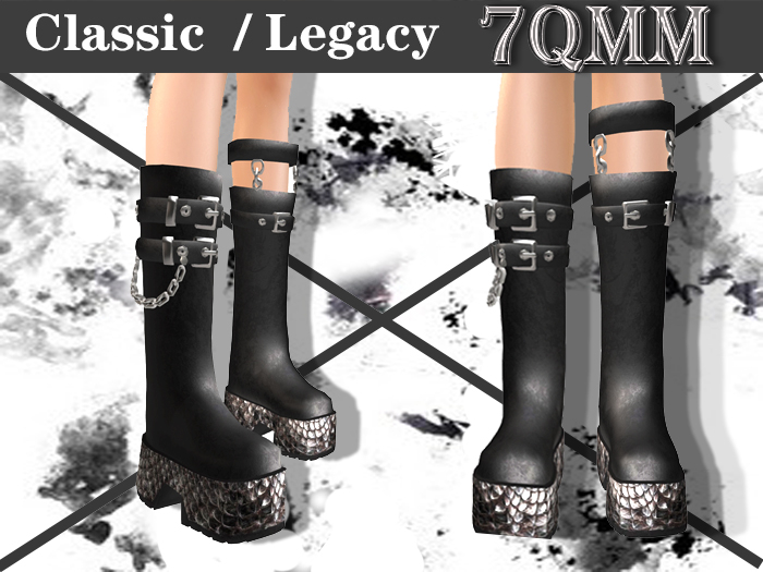 chain boots(classic,legacy)-7QMM