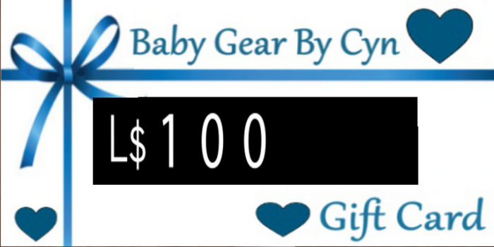 Baby Gear by Cyn - Gift Card $100 (Boxed)