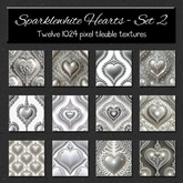 *Wallflowers* Sparklewhite Hearts - Set 2