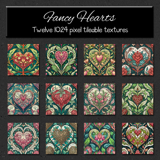 *Wallflowers* Fancy Hearts