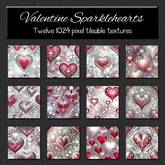 *Wallflowers* Valentine Sparklehearts