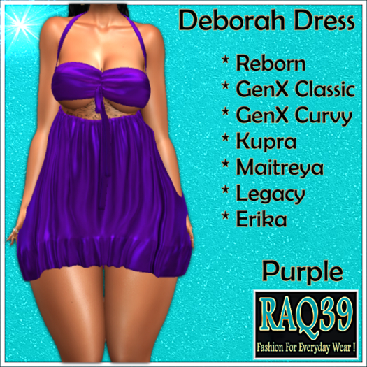 [R39] Deborah Dress-Purple