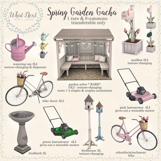 {what next} Spring Garden Arbor (boxed) RARE