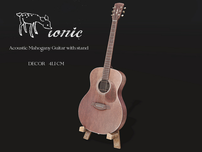 ionic : Acoustic Mahogany Guitar
