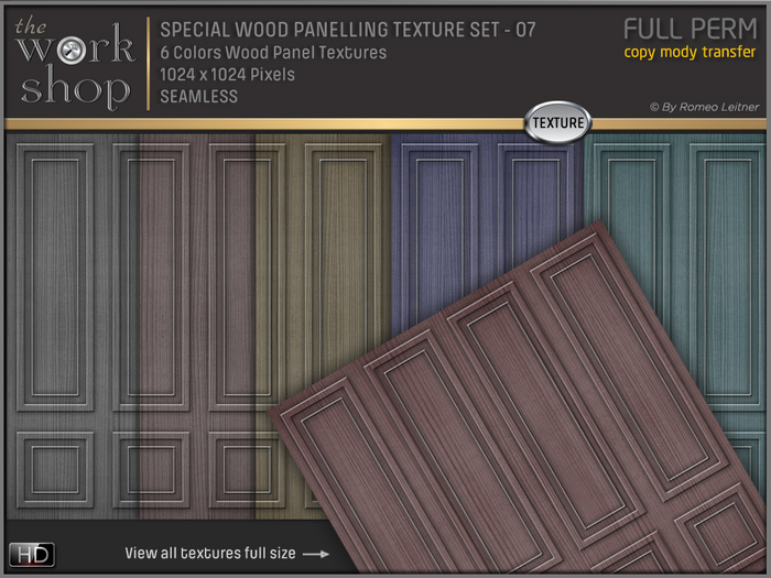 SPECIAL PANELLING WOOD TEXTURE SET - 07
