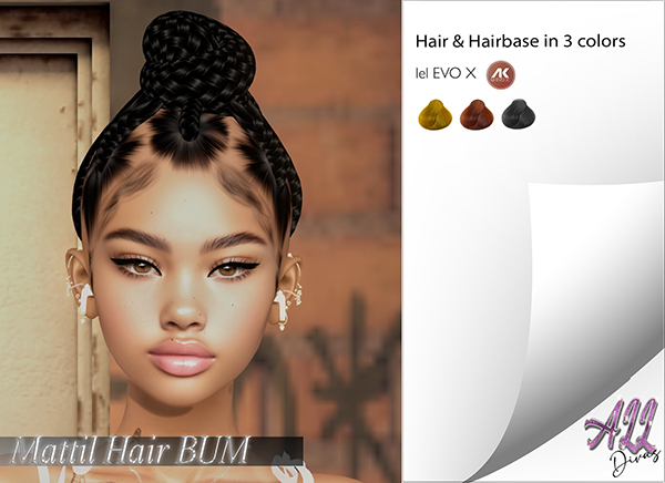 [All Divas] Mattil Hair BUM