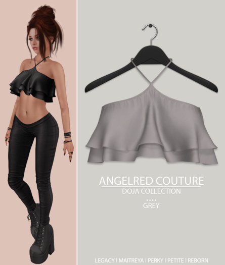 AngelRED Couture - Doja Top [Grey]