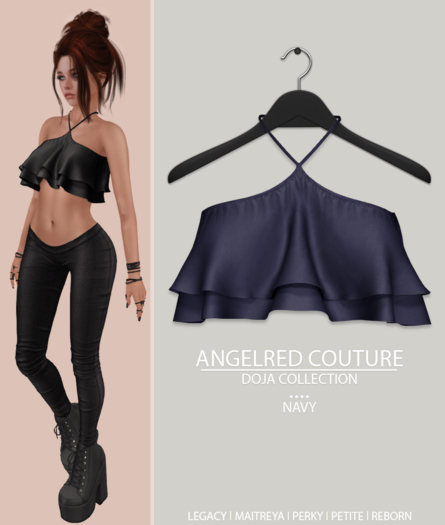 AngelRED Couture - Doja Top [Navy]