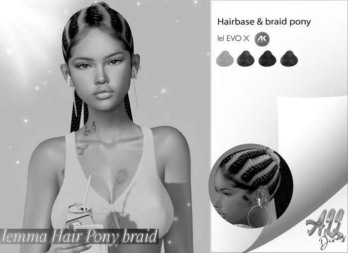 [All Divas] Iemma Hair Pony braid DEMO