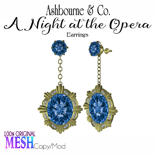 Ashbourne & Burleigh A Night at the Opera Earrings