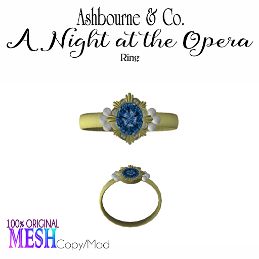Ashbourne & Burleigh A Night at the Opera Ring