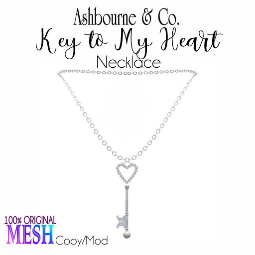 Ashbourne & Co. Key to My Heart Necklace