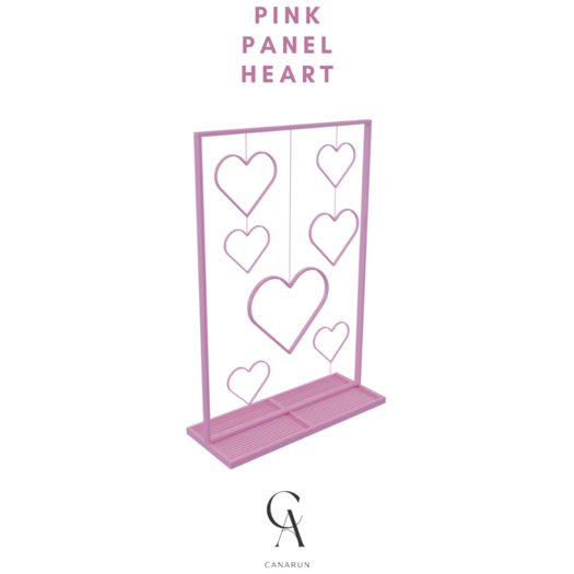 CANARUN - Heart Panel Pink ( Rezzme )