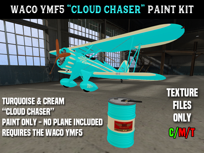 WACO YMF5 CLOUD CHASER PAINT