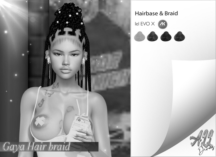 [All Divas] Gaya Hair braid DEMO