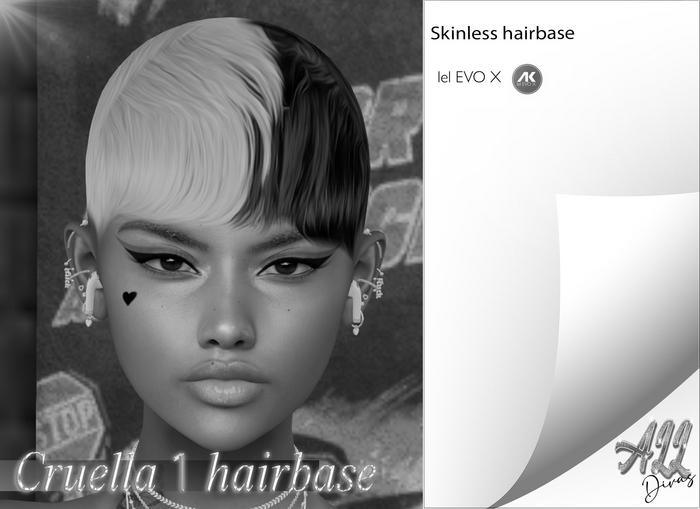 [All] Cruella 1  hairbase Evox DEMO