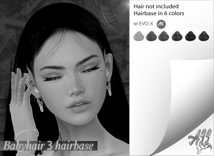 [All Divas] Babyhair 3 hairbase EVOX DEMO