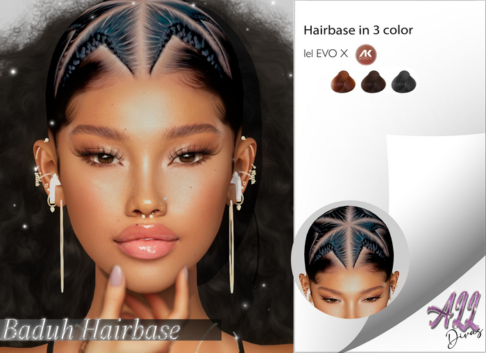 [All Divas] Baduh hairbase EVOX