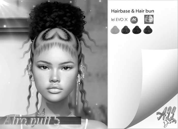 [All Divas]  Afro puff 5 DEMO