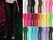 Janissa Flare Pants 2.0 [FATPACK] - Maitreya Lara + LaraX • Legacy • Reborn • GenX