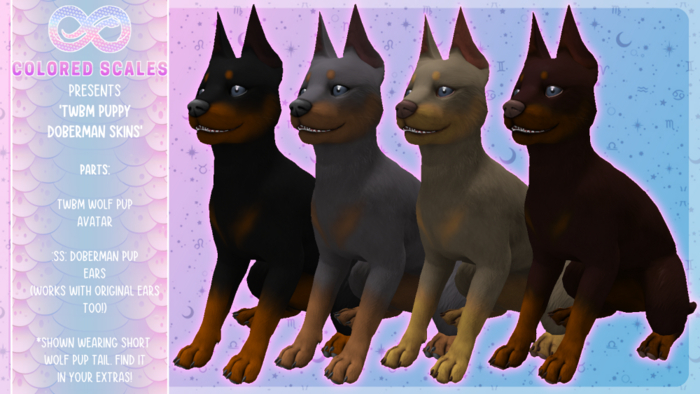 :SS: TWBM DOBERMAN SKINS