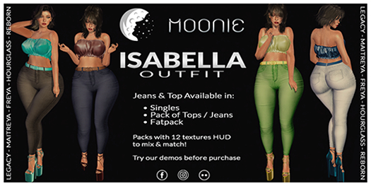 Moonie - Isabella Outfit - Fatpack(WEAR ME)