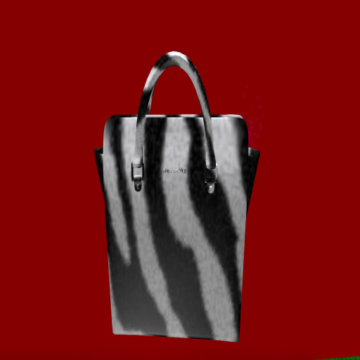 LARA HAND BAG ZEBRA WHITE BOXED