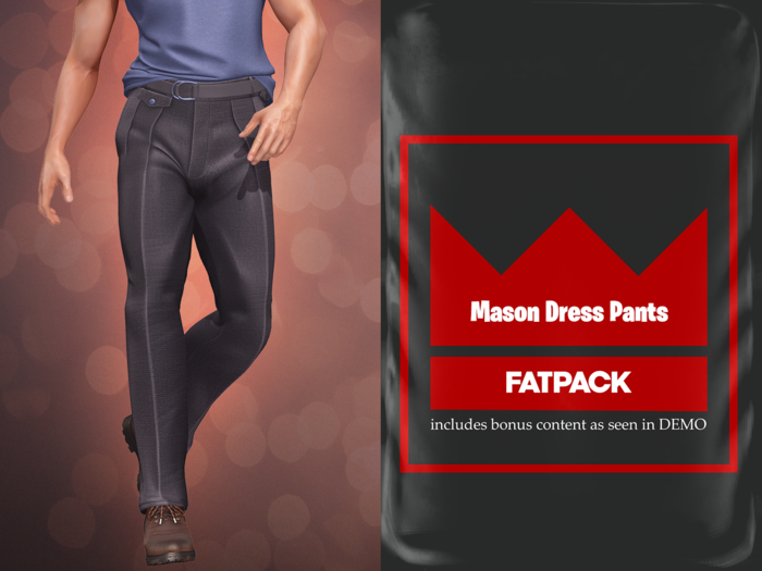 BUTTERSCOTCH . Mason Dress Pants & Belt {FATPACK}