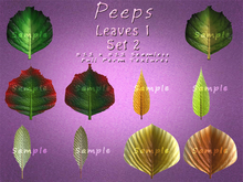 Peeps Textures Leaves 1 Set 2