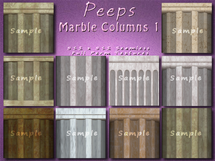 Peeps Textures Marble Columns 1