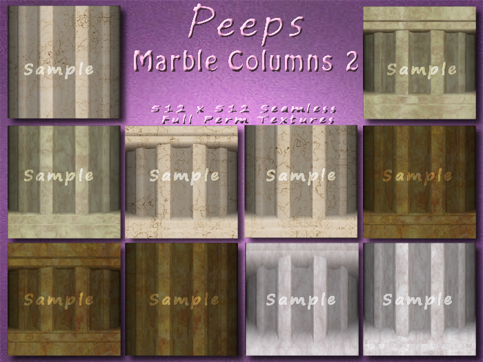 Peeps Textures Marble Columns 2